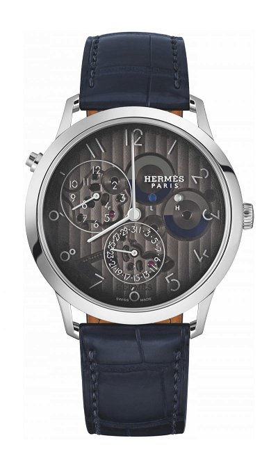 Hermès Slim d'Hermès GMT - Platinum